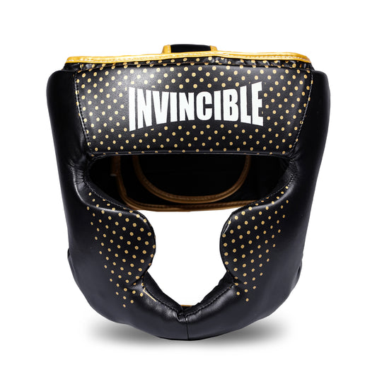 Invincible - Black and Gold Head Guard