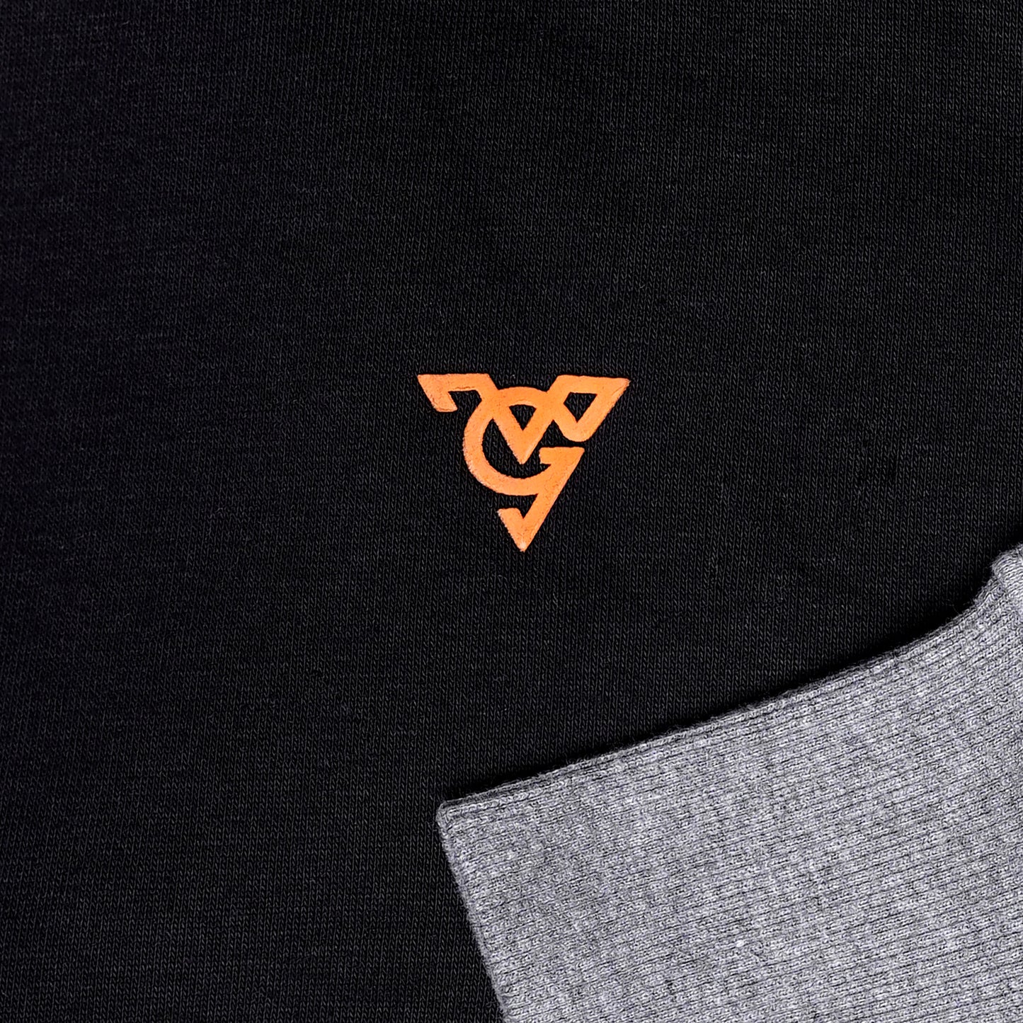 Grey and Black Dual Shade Hoodie